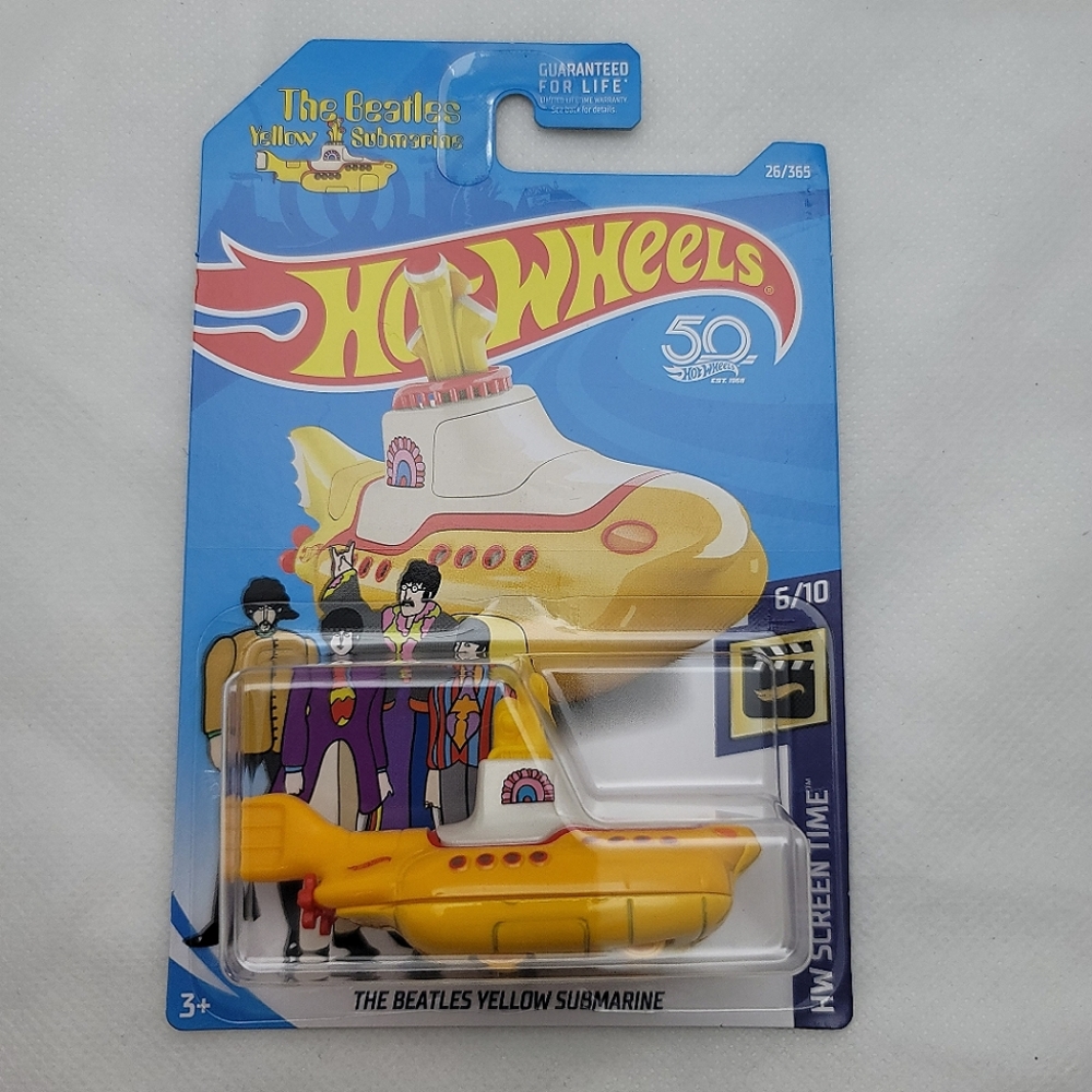 Hot Wheels The Beatles Yellow Submarine